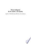 Libro Éticas indígenas de los Andes y de Quebec