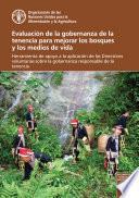 Libro Evaluación de la gobernanza de la tenencia para mejorar los bosques y los medios de vida