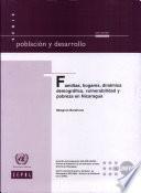 Libro Familias, hogares, dinámica demográfica, vulnerabilidad y pobreza en Nicaragua