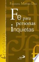 Libro Fe para personas inquietas