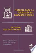 Libro Finanzas para la formación del contador público