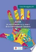 Libro Guía de voluntariado en el marco de la Universidad de Cantabria
