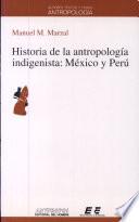 Libro Historia de la antropología indigenista