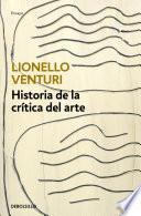 Libro Historia de la crítica del arte