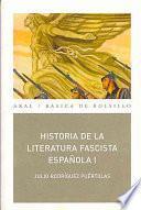 Libro Historia de la literatura fascista española (2 vols.)