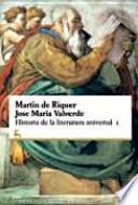 Libro HISTORIA DE LA LITERATURA UNIVERSAL