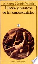 Libro Historia y presente de la homosexualidad