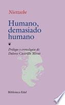 Libro Humano, demasiado humano