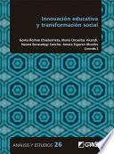 Libro Innovación educativa y transformación social