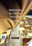 Libro Innovación en política educativa