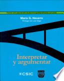 Libro Interpretar y argumentar