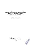 Libro Introducción a la historia de América