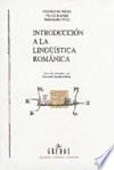 Libro Introducción a la lingüística románica