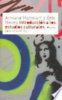 Libro Introducción a los estudios culturales