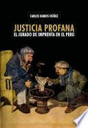Libro Justicia profana