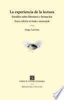 Libro La experiencia de la lectura