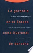 Libro La garantía en el Estado constitucional de derecho