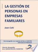 Libro La gestión de personas en empresas familiares