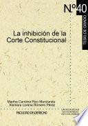 Libro La inhibición de la Corte Constitucional