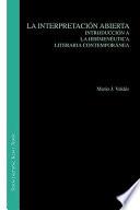 Libro La interpretación abierta