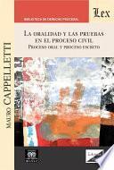 Libro La oralidad y las pruebas en el proceso civil
