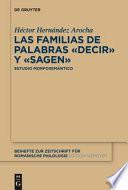 Libro Las familias de palabras