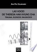 Libro Las voces de Theresa Hak Kyung Cha