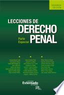 Libro Lecciones de derecho penal. Parte especial