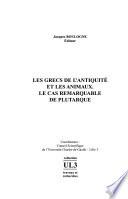 Libro Les grecs de l'antiquité et les animaux