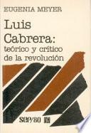Libro Luis Cabrera