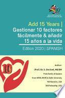 Libro Manage 10 factors easily & Add 15 Years to life - Spanish (Española)