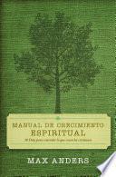 Libro Manual de crecimiento espiritual