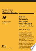Libro Manual de trabajo de campo de la encuesta