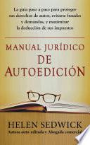 Libro MANUAL JURÍDICO DE AUTOEDICIÓN