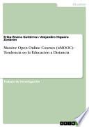 Libro Massive Open Online Courses (xMOOC): Tendencia en la Educación a Distancia