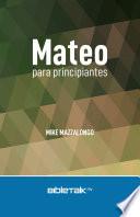Libro Mateo para principiantes