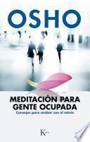 Libro Meditación para gente ocupada