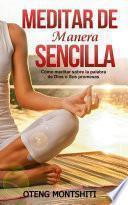 Libro Meditar de manera sencilla