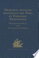 Libro Memorias antiguas historiales del Peru, by Fernando Montesinos