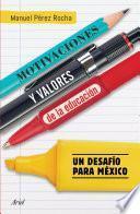 Libro Motivaciones y valores de la educación