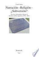 Libro Narración-Religión-¿Subversión?