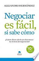Libro Negociar es fácil, si sabe cómo