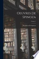 Libro Oeuvres De Spinoza; Volume 1
