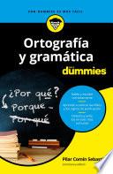Libro Ortografía y gramática para dummies