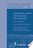 Libro Panorama actual de la ciencia del lenguaje. Primer sexenio de Zaragoza Lingüística