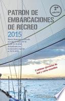 Libro Patrón embarcaciones de recreo: 2015