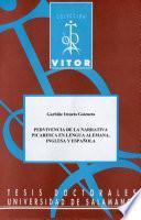 Libro Pervivencia de la narrativa picaresca en lengua alemana, inglesa y española