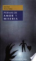 Libro Poemas de amor y miseria