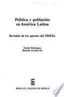 Libro Política y población en América Latina