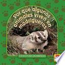 Libro Por qué algunos animales viven en madrigueras (Why Animals Live in Burrows)